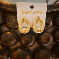 Golden Aura Hoop Earring