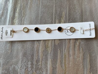Minimal Dot Chain Bracelet