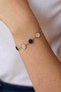 Minimal Dot Chain Bracelet - Image 2