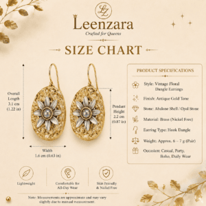 Vintage Rustic Earrings - Image 4