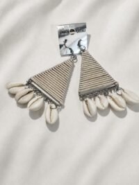 Boho Shell Triangle Earrings