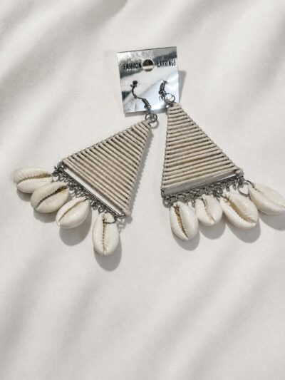 Boho Shell Triangle Earrings