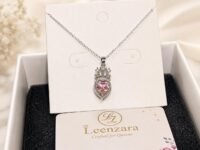 Princess Crown Heart Necklace - Image 2