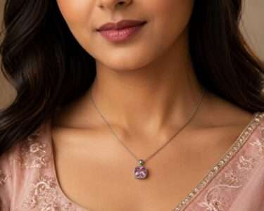Rose Spark Halo Necklace for Women - Image 2