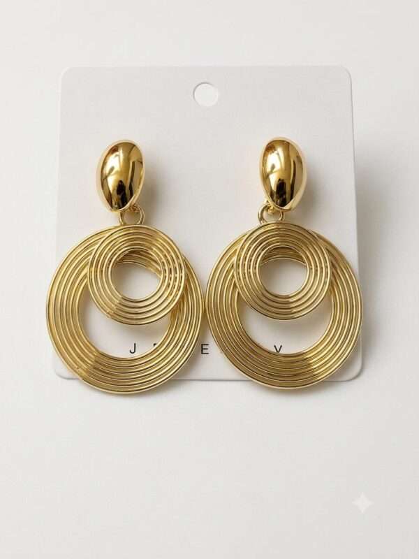 Leenzara Solar Ring Earrings