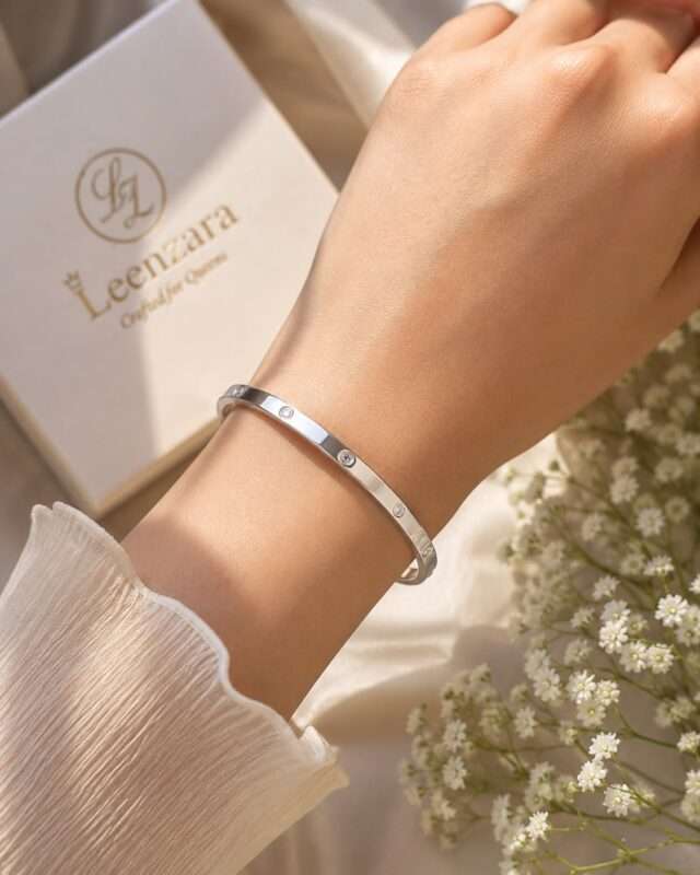Silver AD Bracelet Band - Image 2
