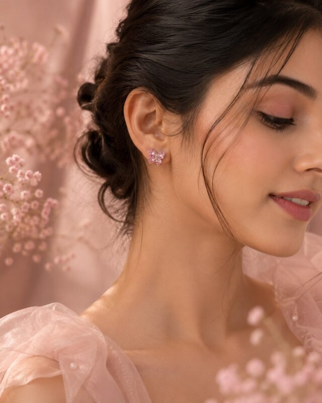 Sweet Sparkle Stud Earring - Image 3