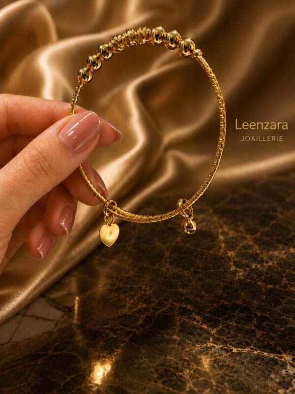 Golden Charm Bangle for women | Stylish Artificial Jewellery - Image 3