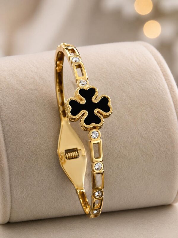 Black Clover Gold Bracelet
