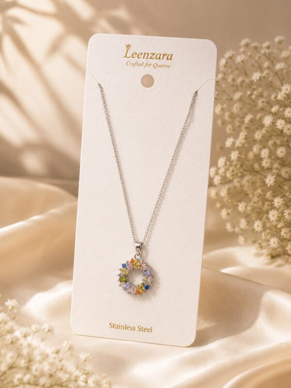 Multicolor Snowflake Bloom Necklace | Artificial Jewellery