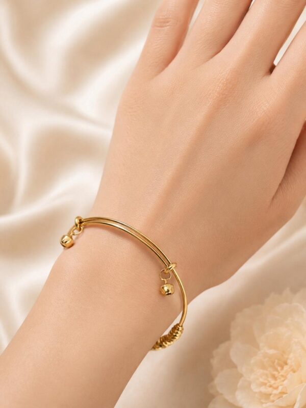 Leenzara Charm Gold Plated Bracelet - Image 2